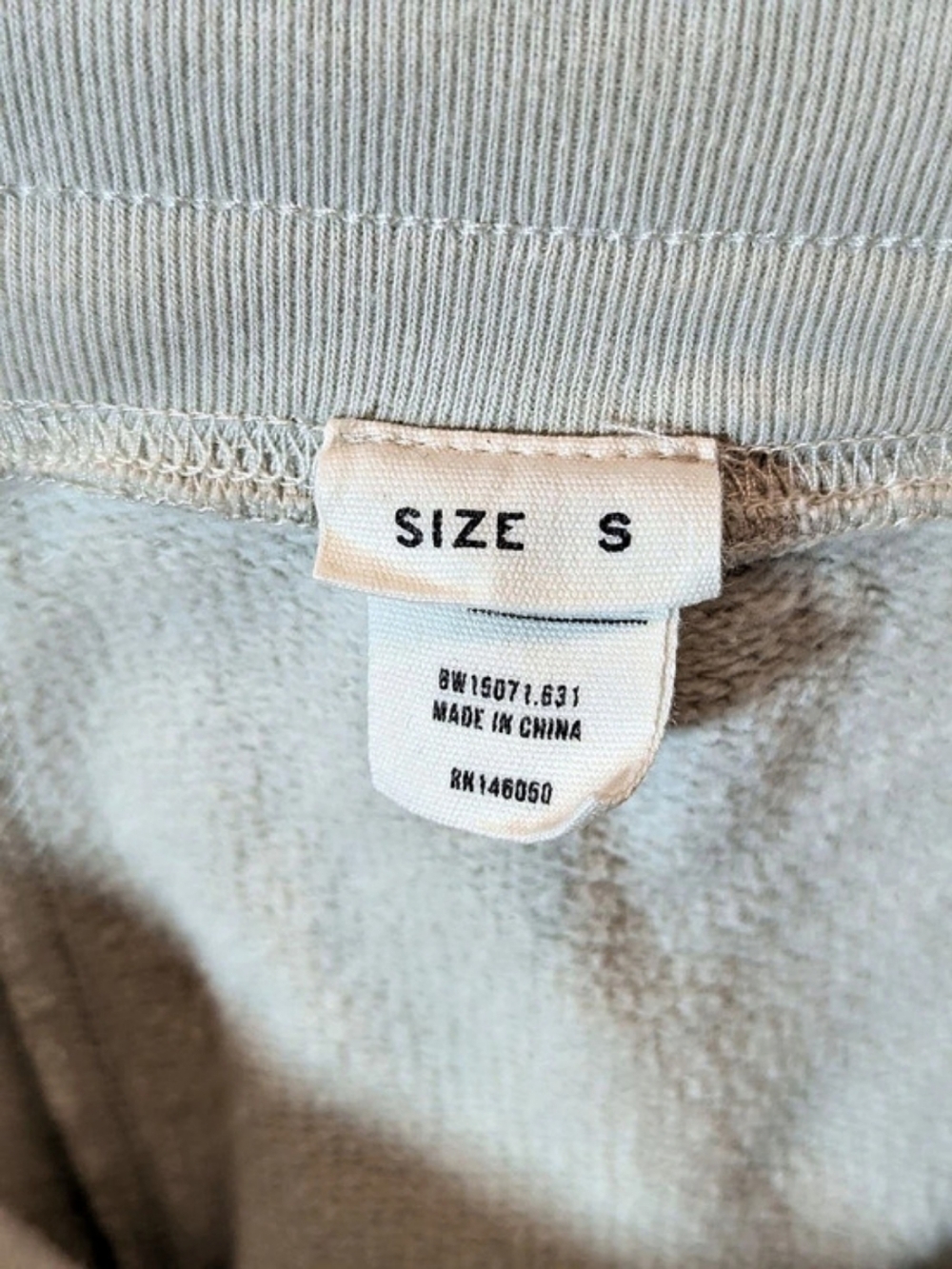 Buck Mason Vintage Interloop Wide Leg Sweatpant ๐ฏ Cotton - Natural Venice Wash - Picture 6 of 6